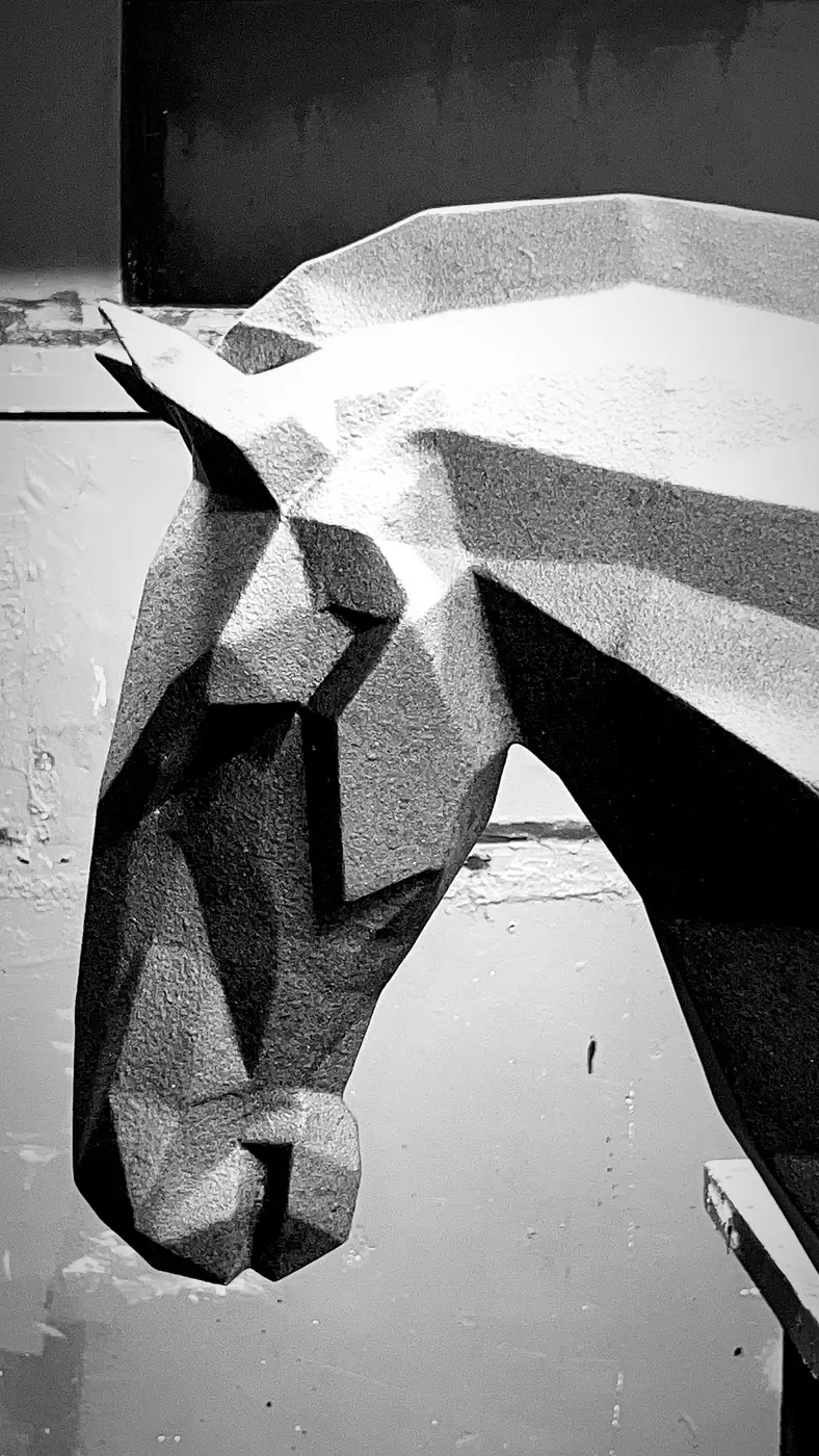 Caballo Busto Poligonal, foto 8 de 8